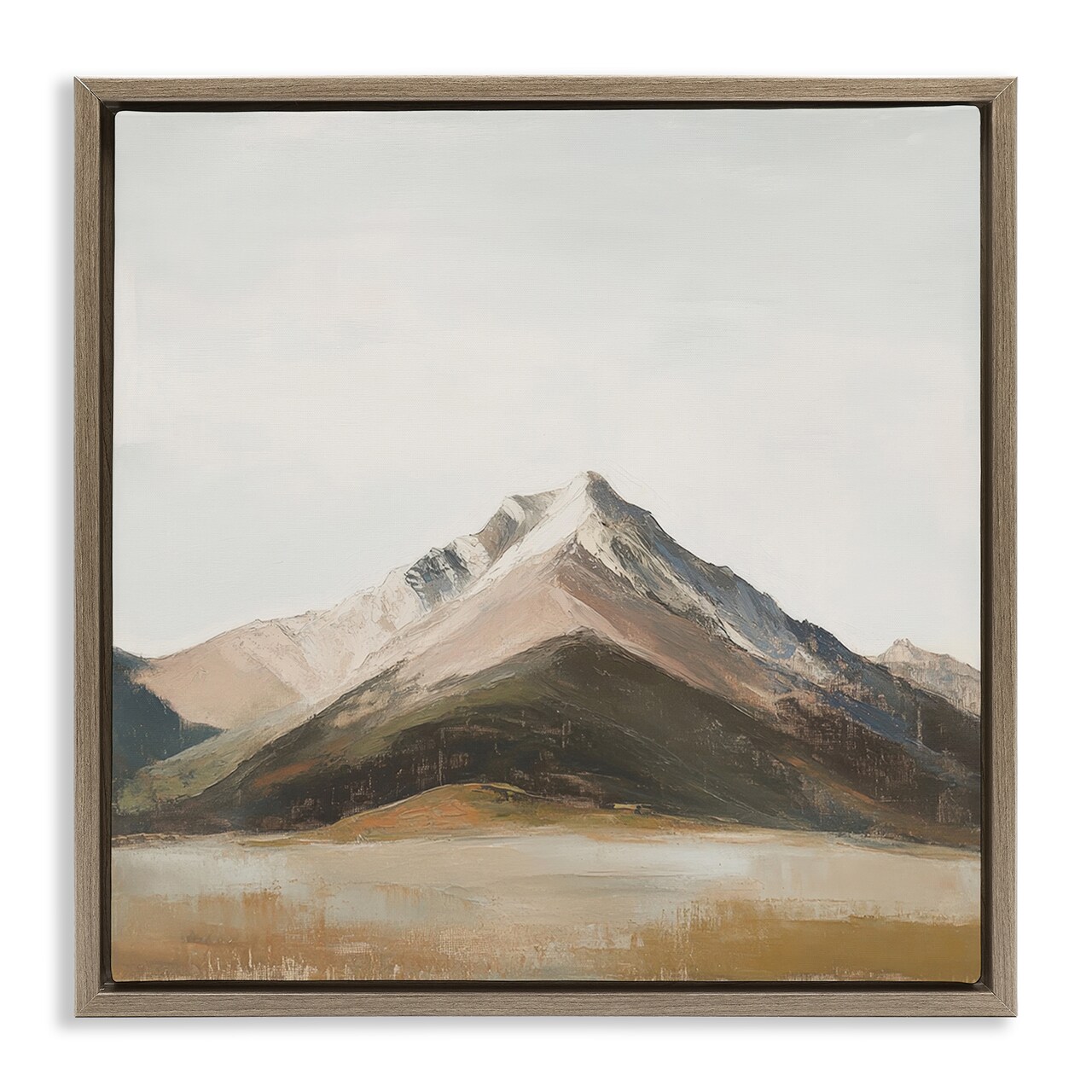 Stupell Industries Solemn Mountain Landscape Floating Frame, design by Petal Prints Design